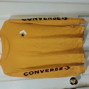 Yellow Unisex Converse Long Sleeve